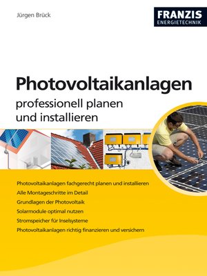 cover image of Photovoltaikanlagen professionell planen und installieren